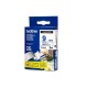 Brother TZ-223 Mavi Üzerine Beyaz Lamine Etiket 9 mm - RL-700S