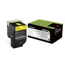 Lexmark 80C8SY0 Sarı Orjinal Toner - CX310 / CX410