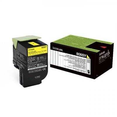 Lexmark 80C8SY0 (808SY) Sarı Orjinal Toner - CX310 / CX410 (T7506) hemen satın al!