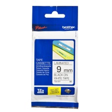 Brother TZE-221 (9MM) Beyaz Lamine Etiket