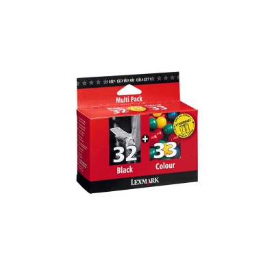 Lexmark 33+32 Siyah + Renkli Orjinal Kartuş 2li Paket - Z815 / X5250 (T7572) hemen satın al!