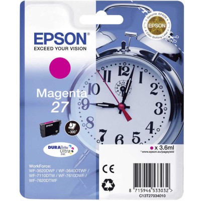 Epson C13T27034020 (27) Kırmızı Orjinal Kartuş - WF-3620 (T7663) hemen satın al!