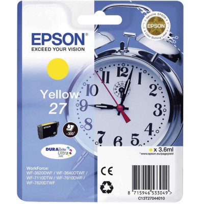 Epson C13T27044020 (27) Sarı Orjinal Kartuş - WF-3620 (U) (T7704) hemen satın al!