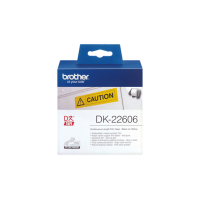 Brother DK-22606 Orjinal Sarı Etiket Rulosu 62mm x 15.24m - QL-500W