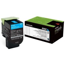 Lexmark 80C80C0 (808C) Mavi Orjinal Toner - CX410 / CX510