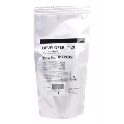 Ricoh Siyah Developer 888224 Afficio 2015 / 2018 / 2020 B1219640  (T7893) hemen satın al!