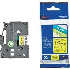 Brother TZE-631 (12MM) Siyah Lamine Etiket