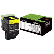 Lexmark 70C8XY0 Sarı Orjinal Toner - CS510