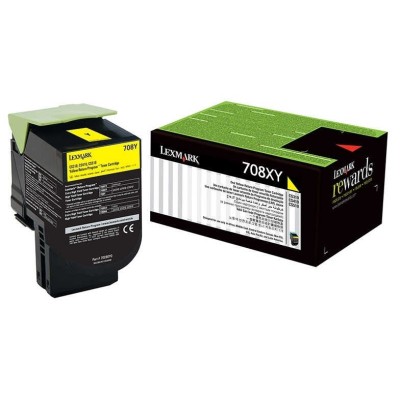 Lexmark 70C8XY0 (708XY) Sarı Orjinal Toner - CS510 (T8051) hemen satın al!