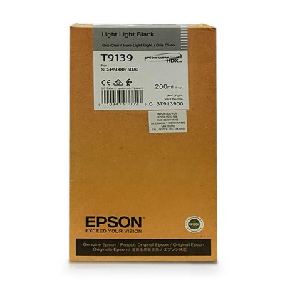 Epson C13T913900 (T9139) Duble Açık Siyah Orjinal Kartuş - SC-P5000 / SC-P7000 (T9028) hemen satın al!