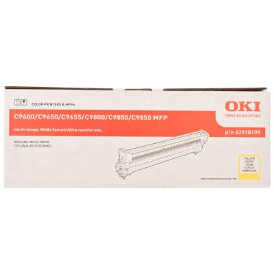 OKI  42918105 Sarı Orjinal Drum Ünitesi - C9600 / C9650 / C9655 (T8367) hemen satın al!