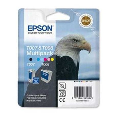 Epson C13T00740310 (T007&T008) Multıpack Orjinal Kartuş (T8615) hemen satın al!