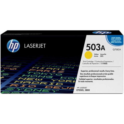 HP Q7582A (503A) Sarı Orjinal Toner - Laserjet 3600 (C) (T9131) hemen satın al!