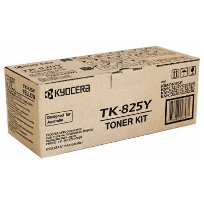 Kyocera TK-825Y (1T02FZAEU0) Sarı Orjinal Toner - KM-C2520 / KM-C2525 (B) (T8539) hemen satın al!
