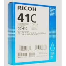 Ricoh GC41C 405766 Geljet Mavi Orjinal Kartuş SG2100 / SG3110 / SG3100