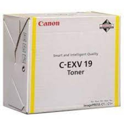 Canon C-EXV19Y (0400B002) Sarı Orjinal Toner - imagePRESS C1 (C) (T9289) hemen satın al!