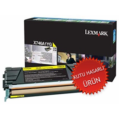 Lexmark X746A1YG Sarı Orjinal Toner - X746 / X748 (T9305) hemen satın al!