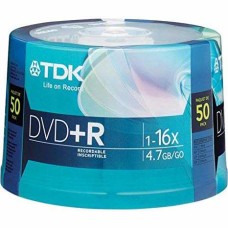 Tdk DVD-R 4.7GB 16X 50'li Paket Cakebox