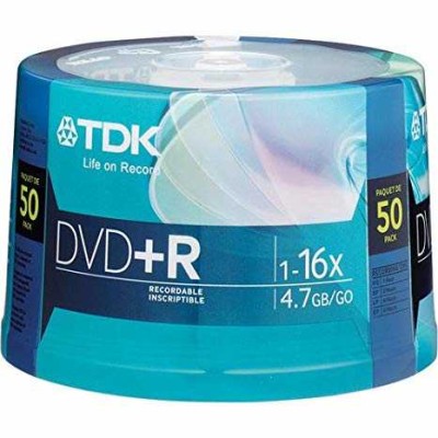 Tdk DVD-R 4.7GB 16X 50li Paket Cakebox (T9640) hemen satın al!