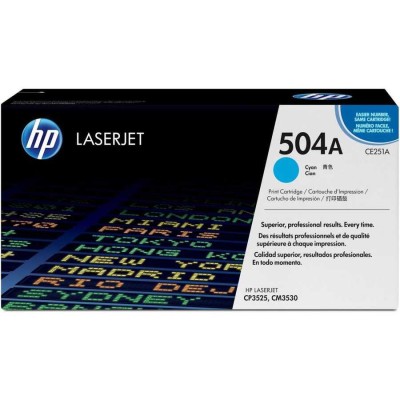 HP CE251A (504A) Mavi Orjinal Toner - CP3525 / CM3530 (T9995) hemen satın al!