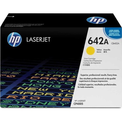 HP CB402A (642A) Sarı Orjinal Toner - LaserJet CP4005n (T10087) hemen satın al!