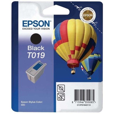 Epson C13T01940120 (T019) Siyah Orjinal Kartuş - Stylus Color 880 (U) (T10464) hemen satın al!