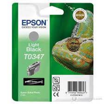 Epson C13T034740 (T0347) Açık Siyah Orjinal Kartuş - Stylus Photo 2100 (U) (T10473) hemen satın al!