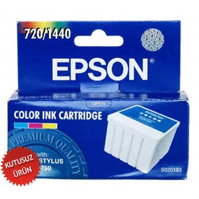 Epson C13S020193 Renkli Orjinal Kartuş - Stylus Photo 750 (T10715) hemen satın al!
