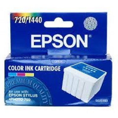 Epson C13S020193 Renkli Orjinal Kartuş - Stylus Photo 750 (U) (T10788) hemen satın al!
