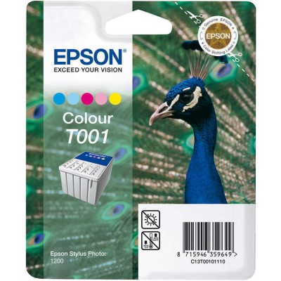 Epson C13T00101120 (T001) Renkli Orjinal Kartuş - Stylus 1200 (U) (T10790) hemen satın al!