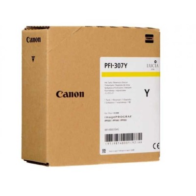 Canon PFI-307Y (9814B001) Sarı Orjinal Kartuş - iPF830 / iPF840 (T10939) hemen satın al!