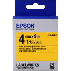 Epson Sarı Üzerine Siyah Orjinal Etiket Şeridi - LW-400 / LW-600P