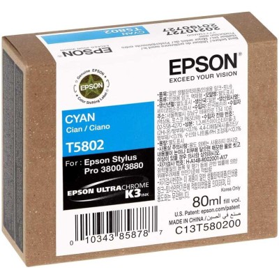 Epson C13T580200 (T5802) Mavi Orjinal Kartuş - Stylus Pro 3800 (T14807) hemen satın al!