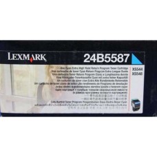 Lexmark 24B5587 Mavi Orjinal Toner - XS463 / XS544