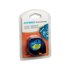 Dymo 91202 Sarı Orjinal Şerit 12mm x 4m