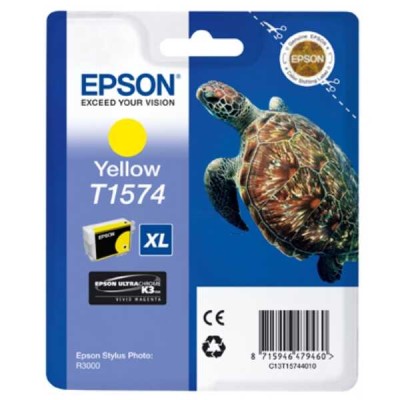 En uygun Epson C13T15744010 T1574 Sarı Orjinal Kartuş Stylus Photo R3000 hemen satın al!