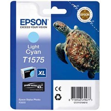Epson C13T15754010 T1575 Açık Mavi Orjinal Kartuş Stylus Photo R3000