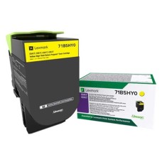 Lexmark 71B5HY0 Sarı Orjinal Toner