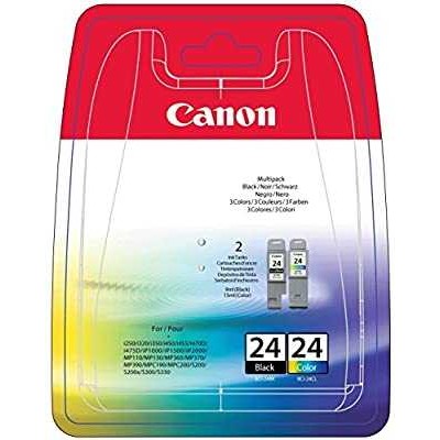 Canon BCI-24 (6881A042) Renkli-Siyah İkili Paket Orjinal Kartuş - i250 / i320 (T14955) hemen satın al!