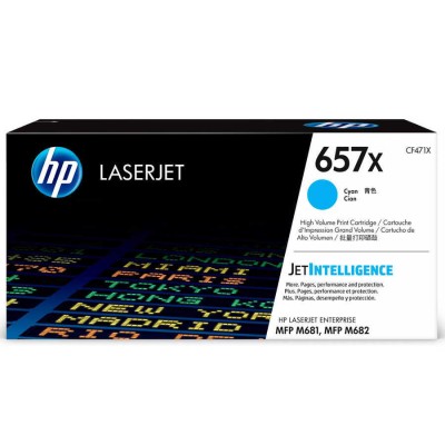 HP CF471X (657X) Mavi Orjinal Toner - LaserJet M681dh / M681f (T12907) hemen satın al!
