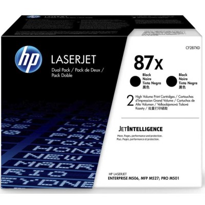 HP CF287XD (87X) 2li Paket Siyah Orjinal Toner Yüksek Kapasite - M501 / M506 (T12921) hemen satın al!