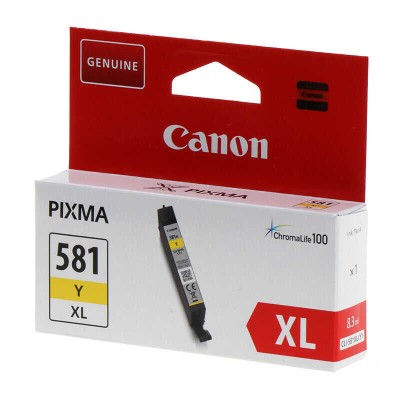 Canon CLI-581XL Y (2051C001) Sarı Orjinal Kartuş - TS6150 / TS6250 (T12950) hemen satın al!