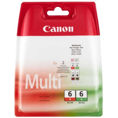 Canon BCI-6R / BCI-6G (8891A010AA) İkili Paket Orjinal Kartuş - BJC-8200 (T13046) hemen satın al!