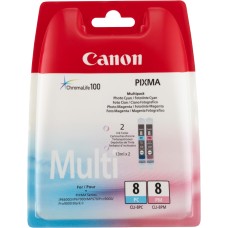 Canon CLI-8PC / CLI-8PM (0624B026) İkili Paket Orjinal Kartuş - IP3300 / IP4200