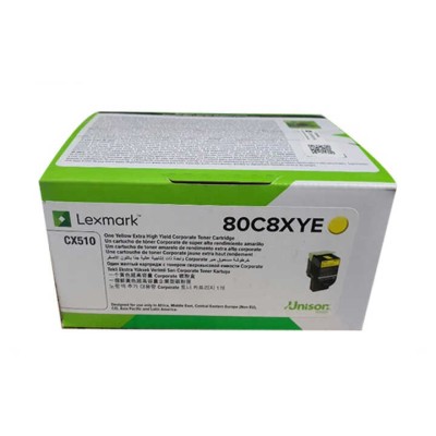 Lexmark 80C8XYE (808XY) Sarı Orjinal Toner - CX510 (T13223) hemen satın al!