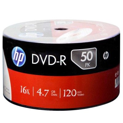HP DME00070-3 16X 4.7 GB DVD-R (50li Paket) (T13285) hemen satın al!