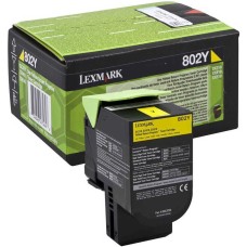 Lexmark 80C20Y0 (802Y) Sarı Orjinal Toner - CX310 / CX410
