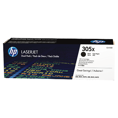 HP CE410XD (305X) Siyah Orjinal Toner - Yüksek Kapasite (XDden Ayrılmış Kutu) (T15161) hemen satın al!