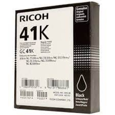 Ricoh GC41K 405765 Geljet Siyah Orjinal Kartuş SG2100 / SG3110 (U) (T15281) hemen satın al!