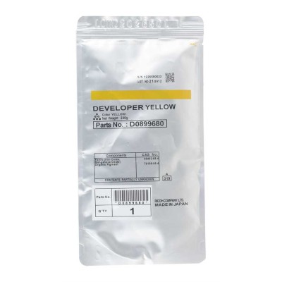Ricoh D089-9680 Sarı Orjinal Developer - MP-C3001 / MP-C3501 (T15892) hemen satın al!